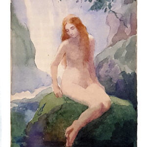 Alphaeus Philemon Cole (1876-1988) : [female nude in nature], ca.1920.