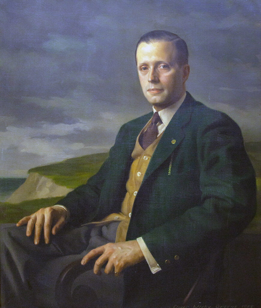 Elmer Wesley Greene Jr (1906-1964) [NM] : Portrait of [unknown], 1955.