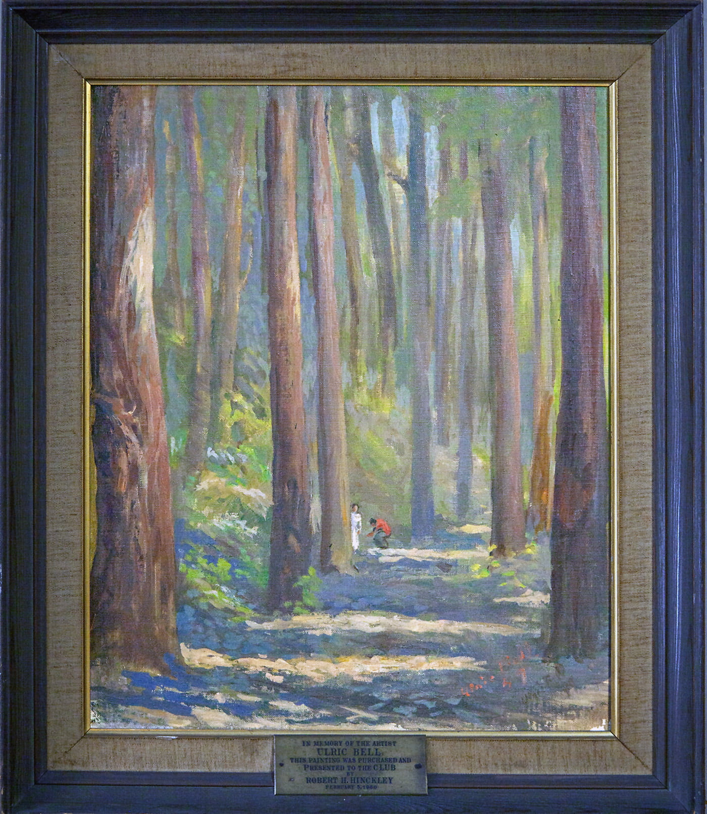 Ulrich Bell (1891-1960) [RA 1956-1960] : Redwood aisle, 1959 ...