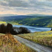 Richard Rosenblatt (b.) : A view of Loch Ness, 2019.
