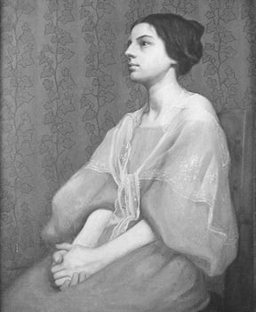 Frank von Der Lancken (1872-1950) : Portrait of a woman, ca.1910.