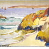 Arthur James Beaumont (1877-1956) : [untitled beach shore scene], ca.1921.