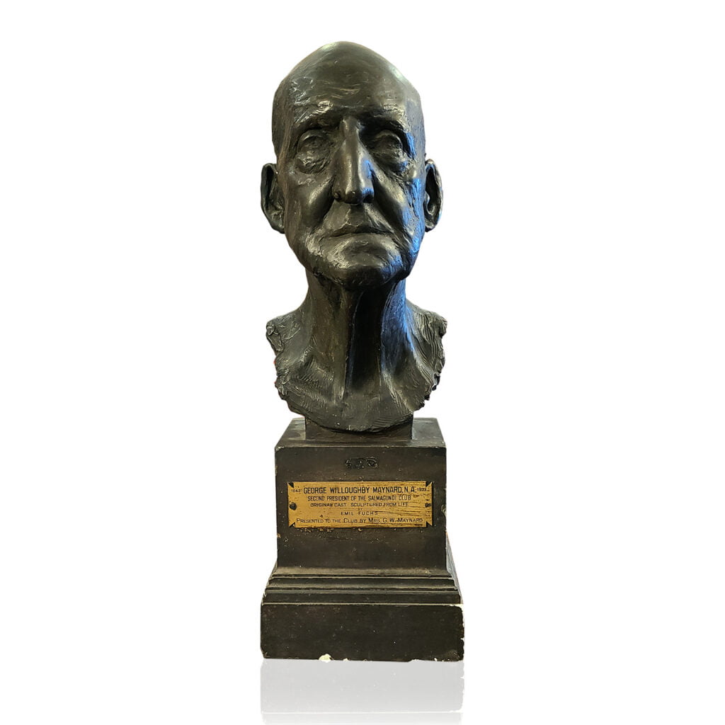 Emil Heinrich Otto Fuchs (1868-1948) : Bust of George Willoughby Maynard (1843-1923), ca.1900.