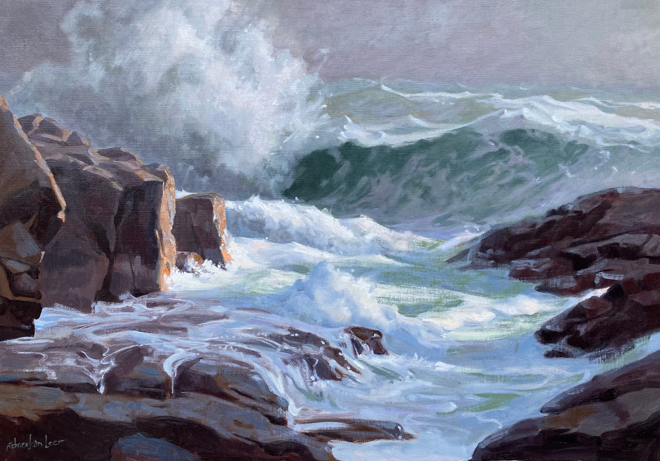 Rebecca Leer [NM] : Tumult, 2021. | Salmagundi Club