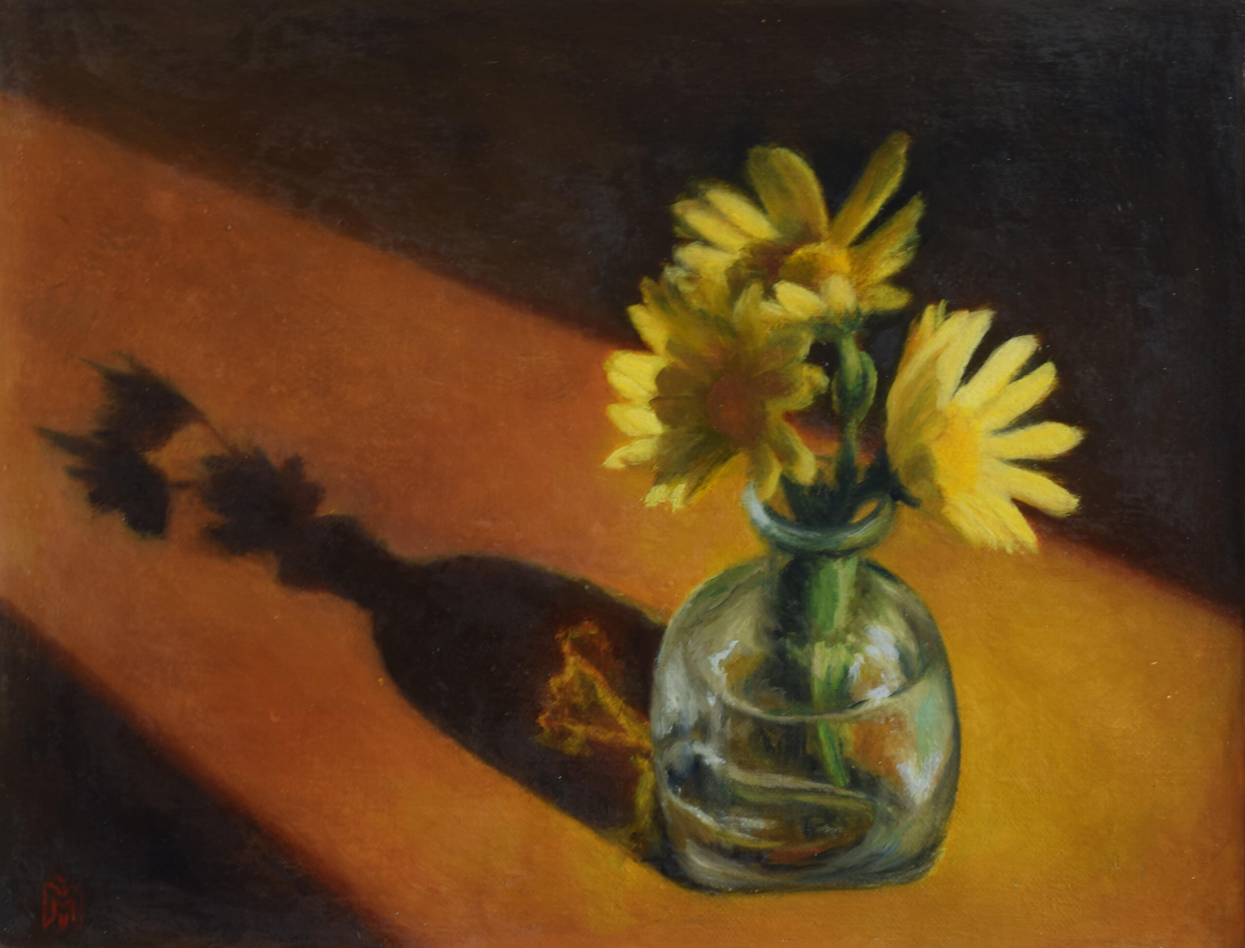 Melissa Imossi [NRA 2021] : Golden shadows, 2022. | Salmagundi Club