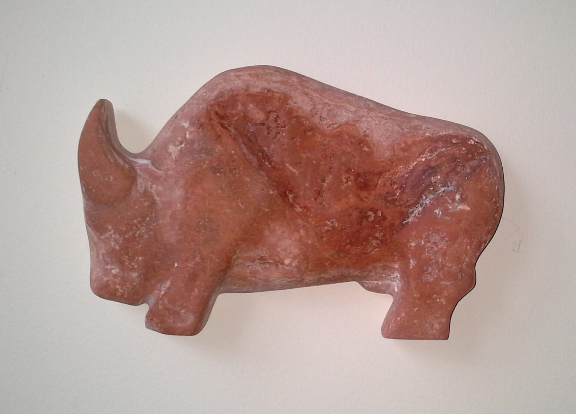 Lou Lalli [EM 2010] : Red taurus relief, 2022. | Salmagundi Club