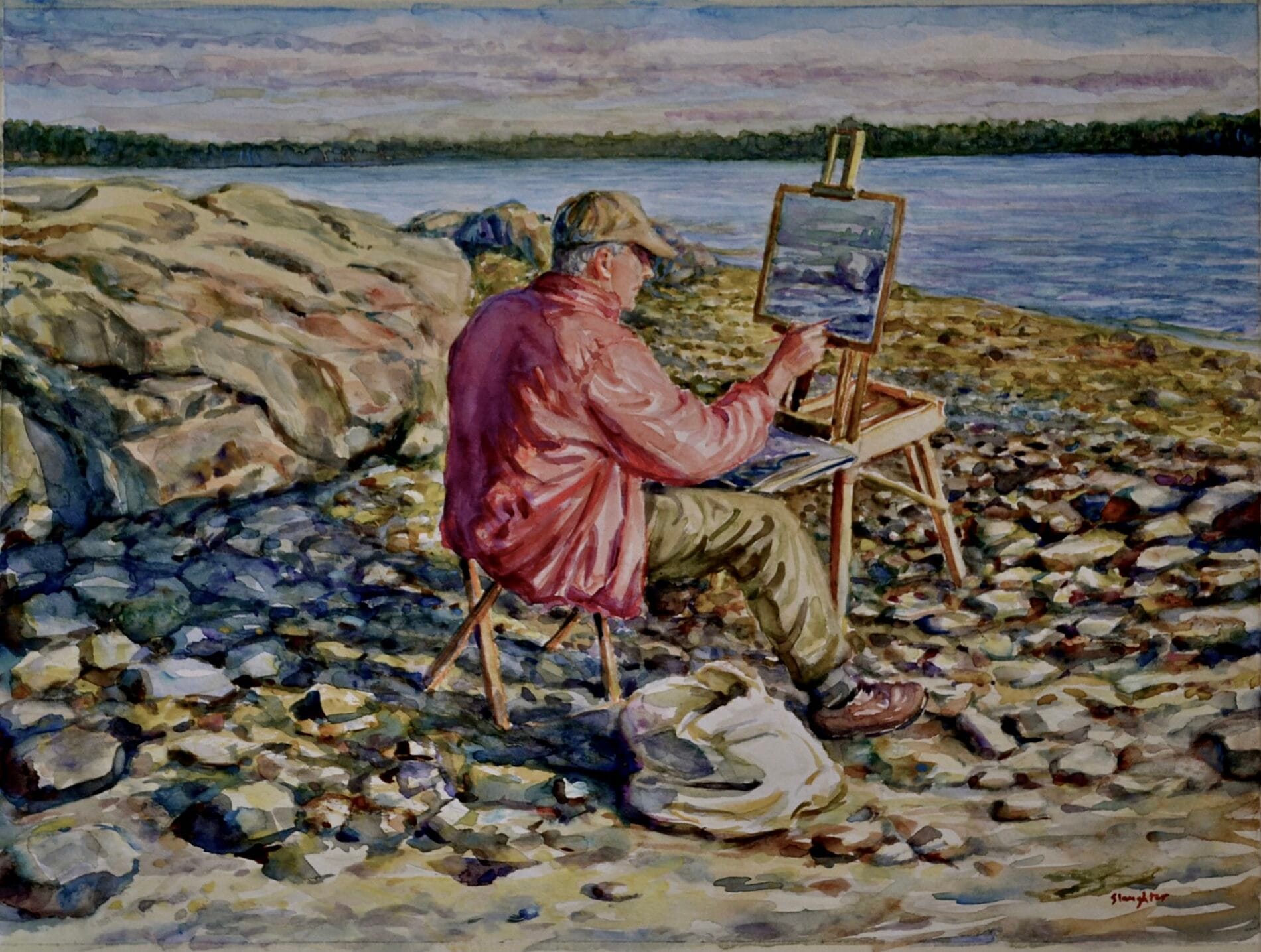 Neill Slaughter [NRA 2014] : Artist on the rocks III, 2023 ...