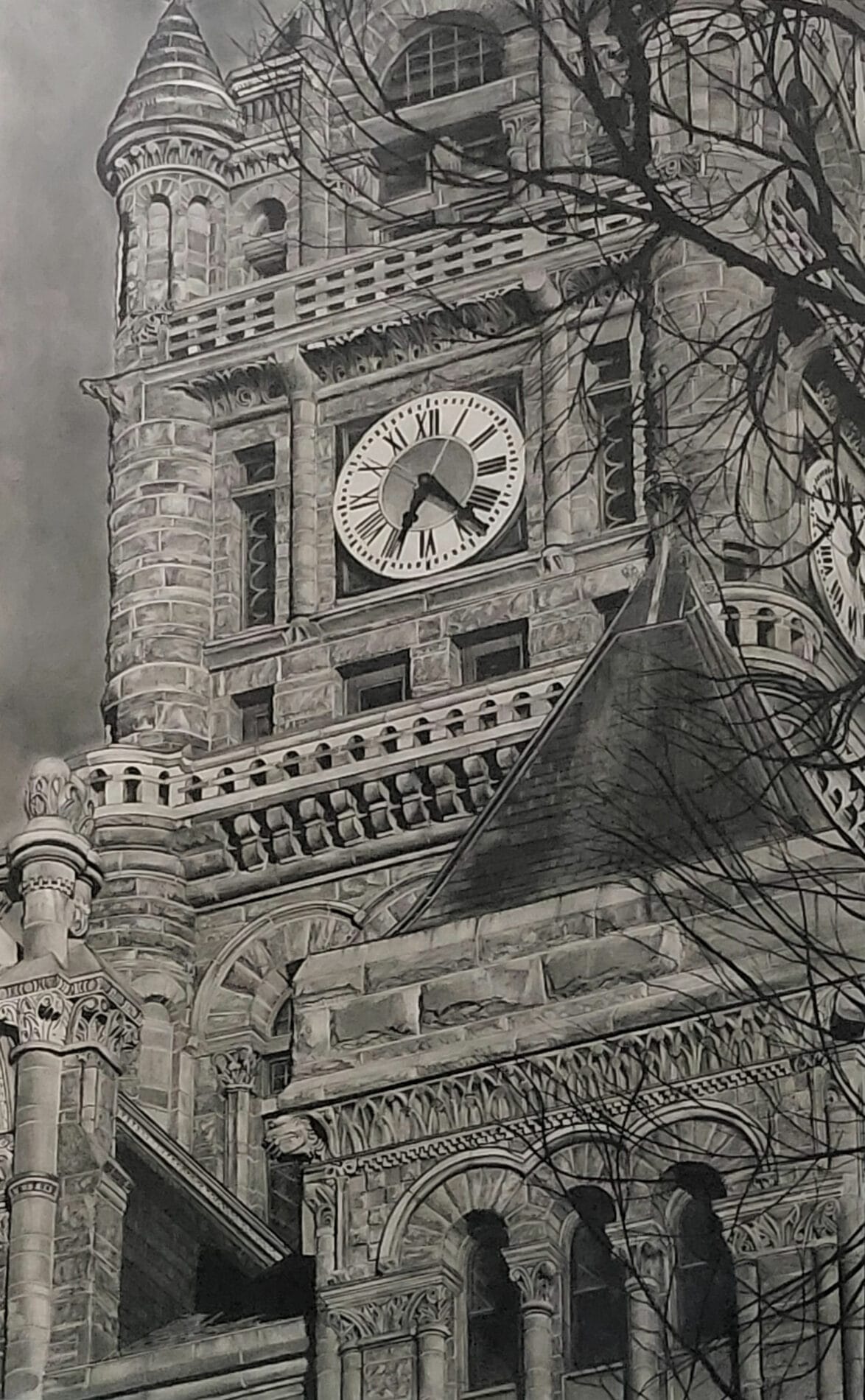 Patsy Lindamood [NM] : Cathedral of the Madeleine, 2023. | Salmagundi Club