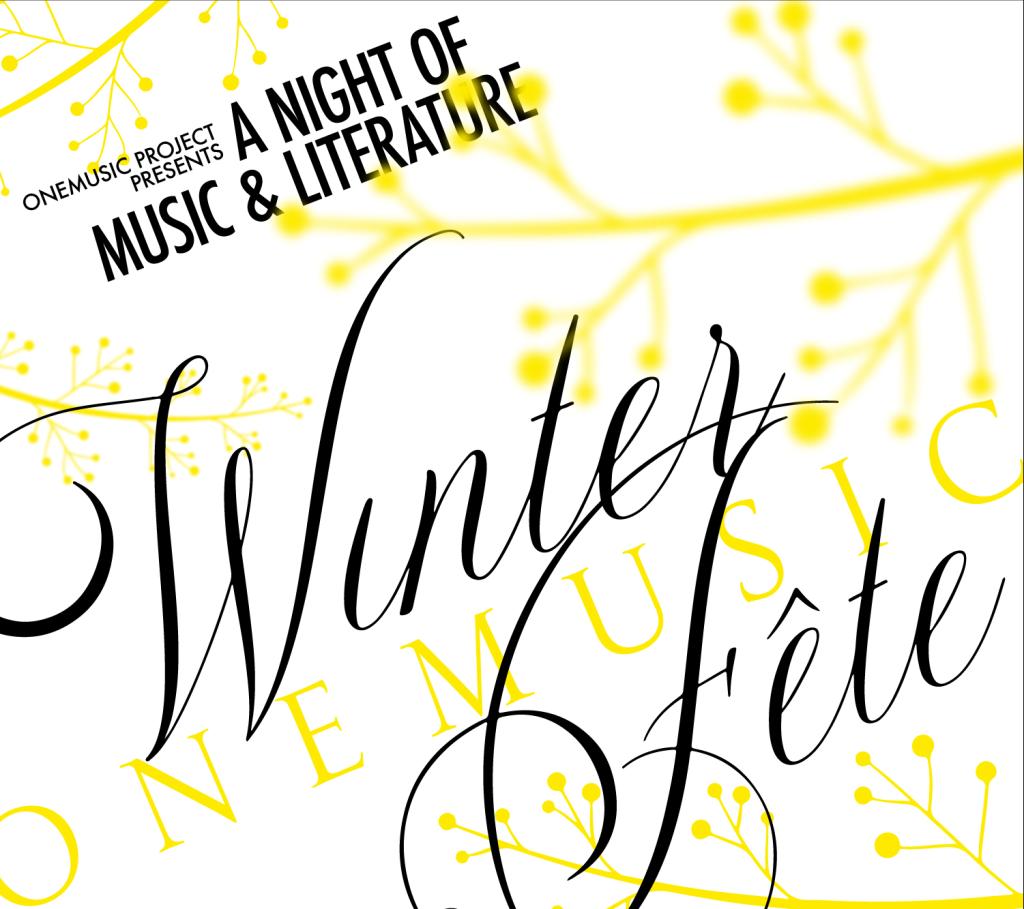One Music project poster for winter fete.