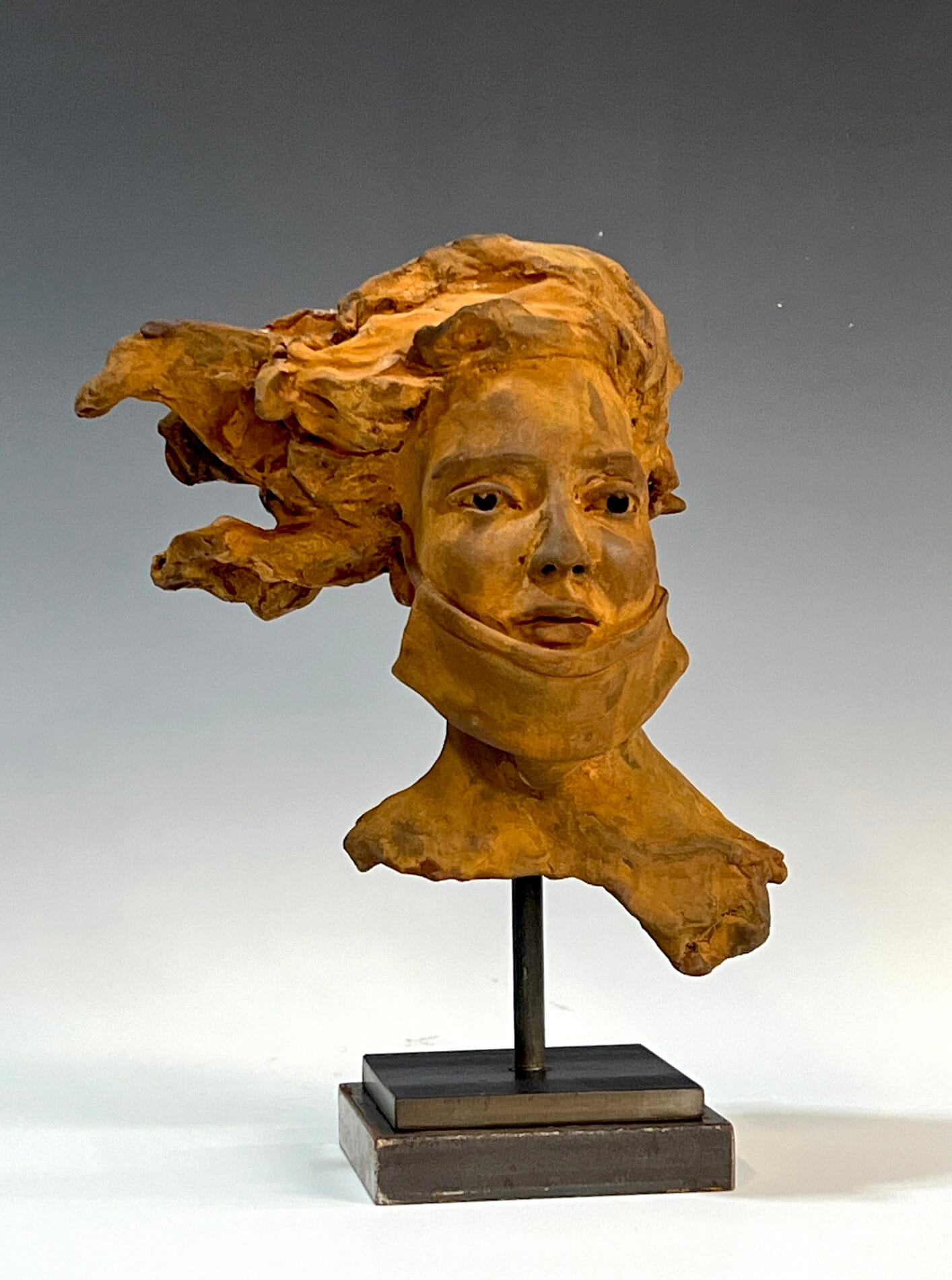 Bob Clyatt [RA 2023] : Woman with mask, 2023. | Salmagundi Club
