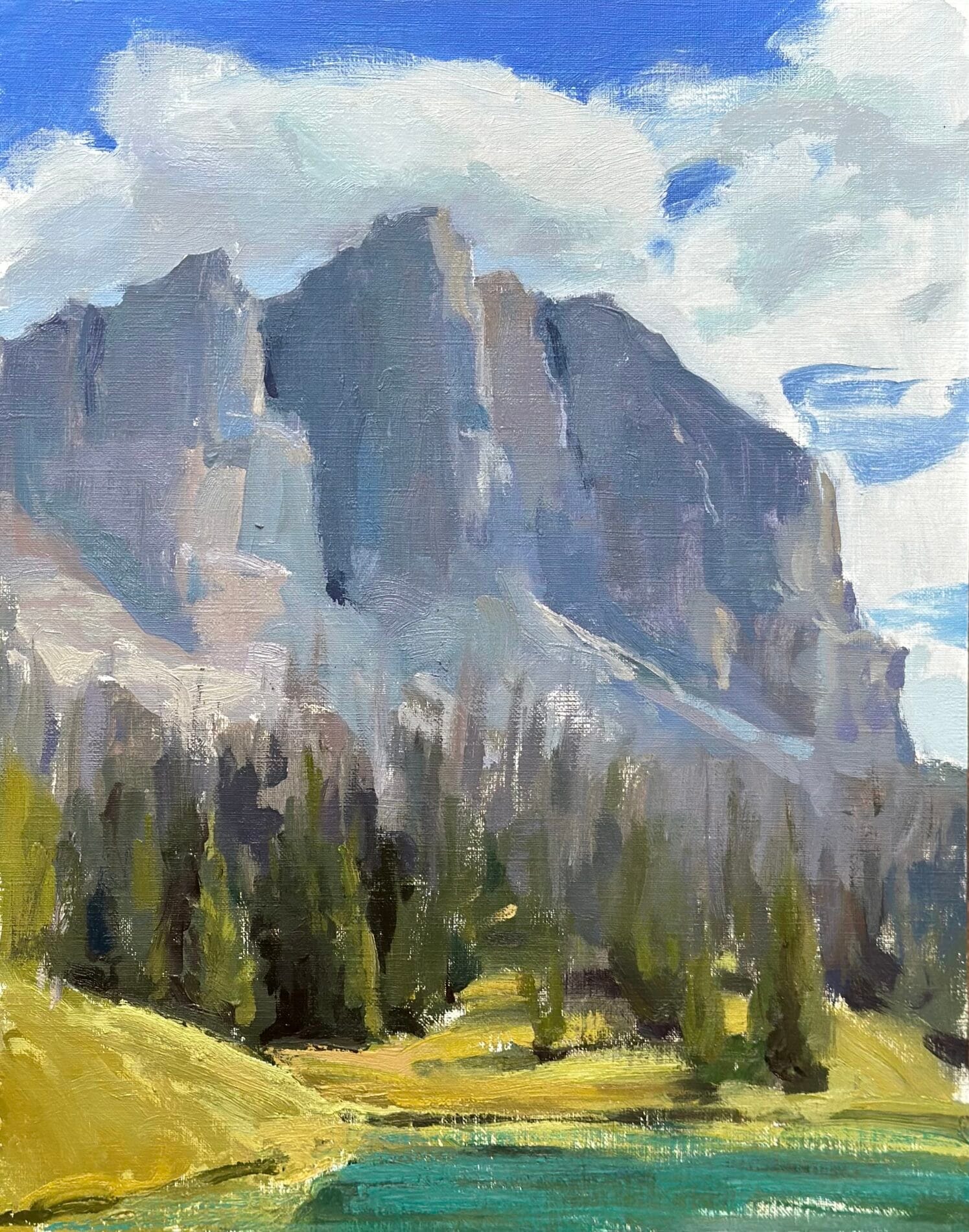 Mattie Ree Ree Neal [SCH 2023] : Wind River Lake | Salmagundi Club