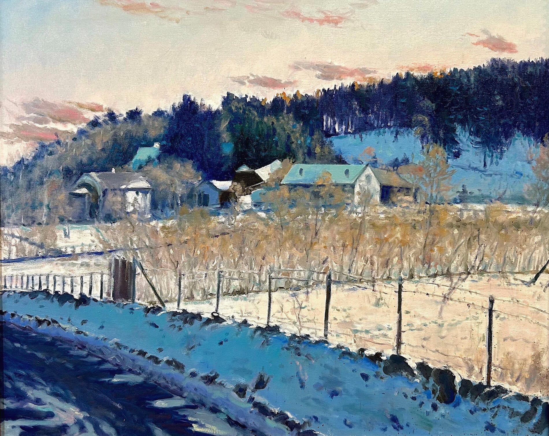 Richard Rosenblatt [RA 2010] : A highland winter | Salmagundi Club